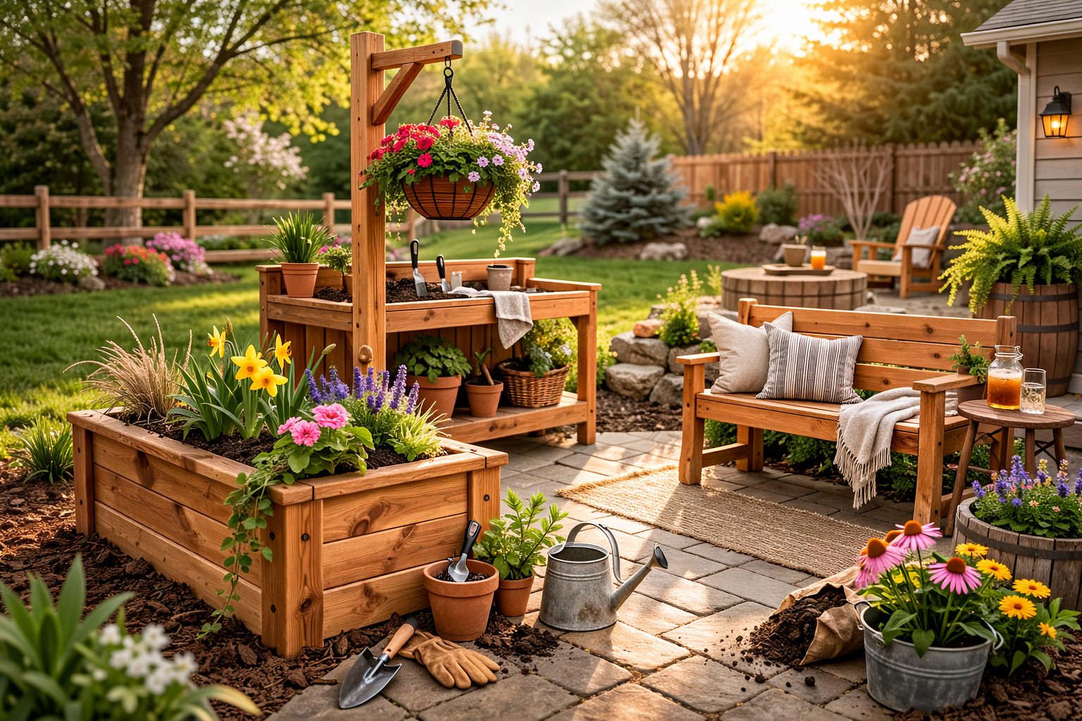 Cedar Planters — Spring Is Closer Than You Think